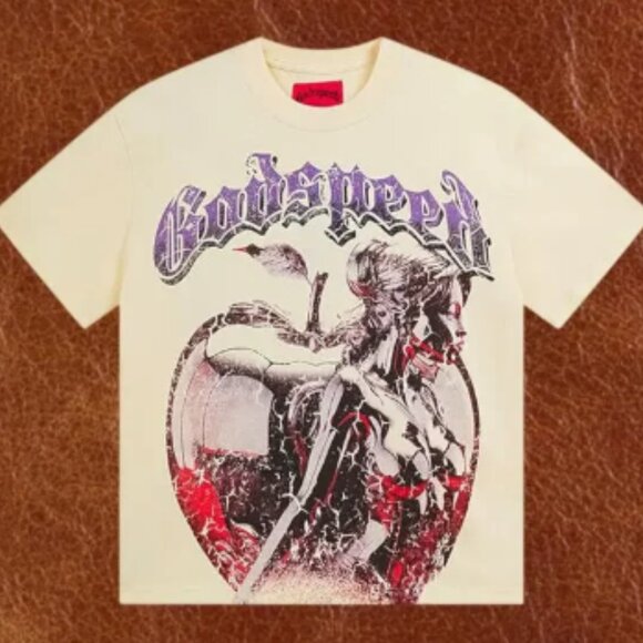 Men's Apricot Short Sleeve Godspeed - Picture 1 of 6